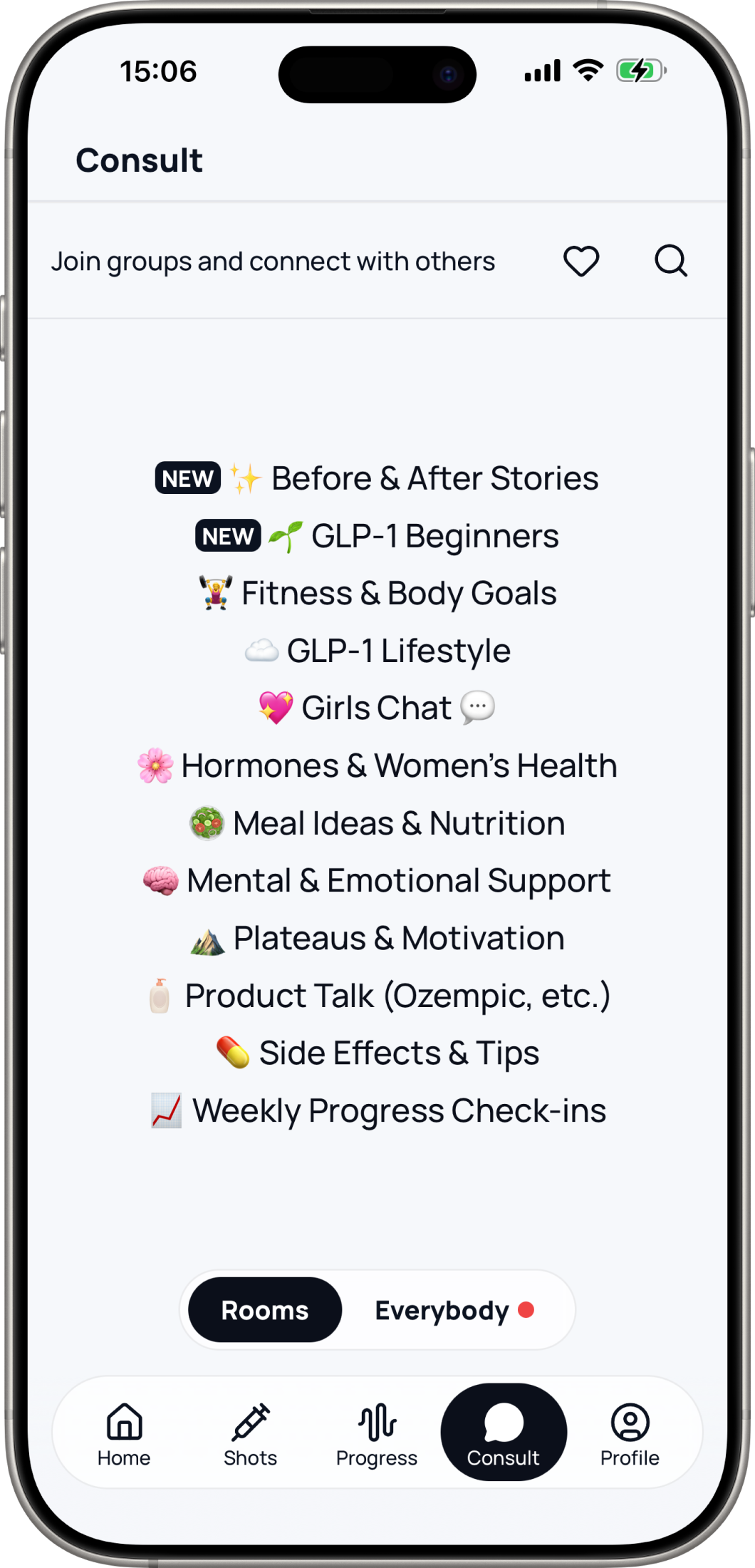 ShotFlow community chat rooms